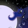 Luna at night banner