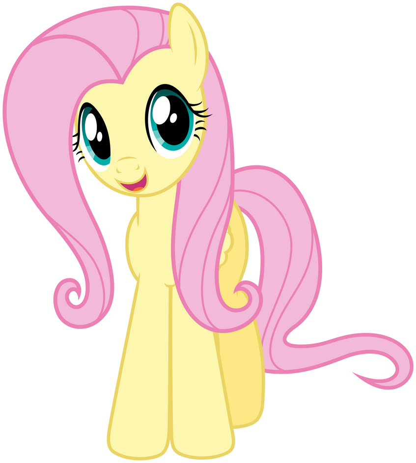Happy Fluttershy by Stabzor