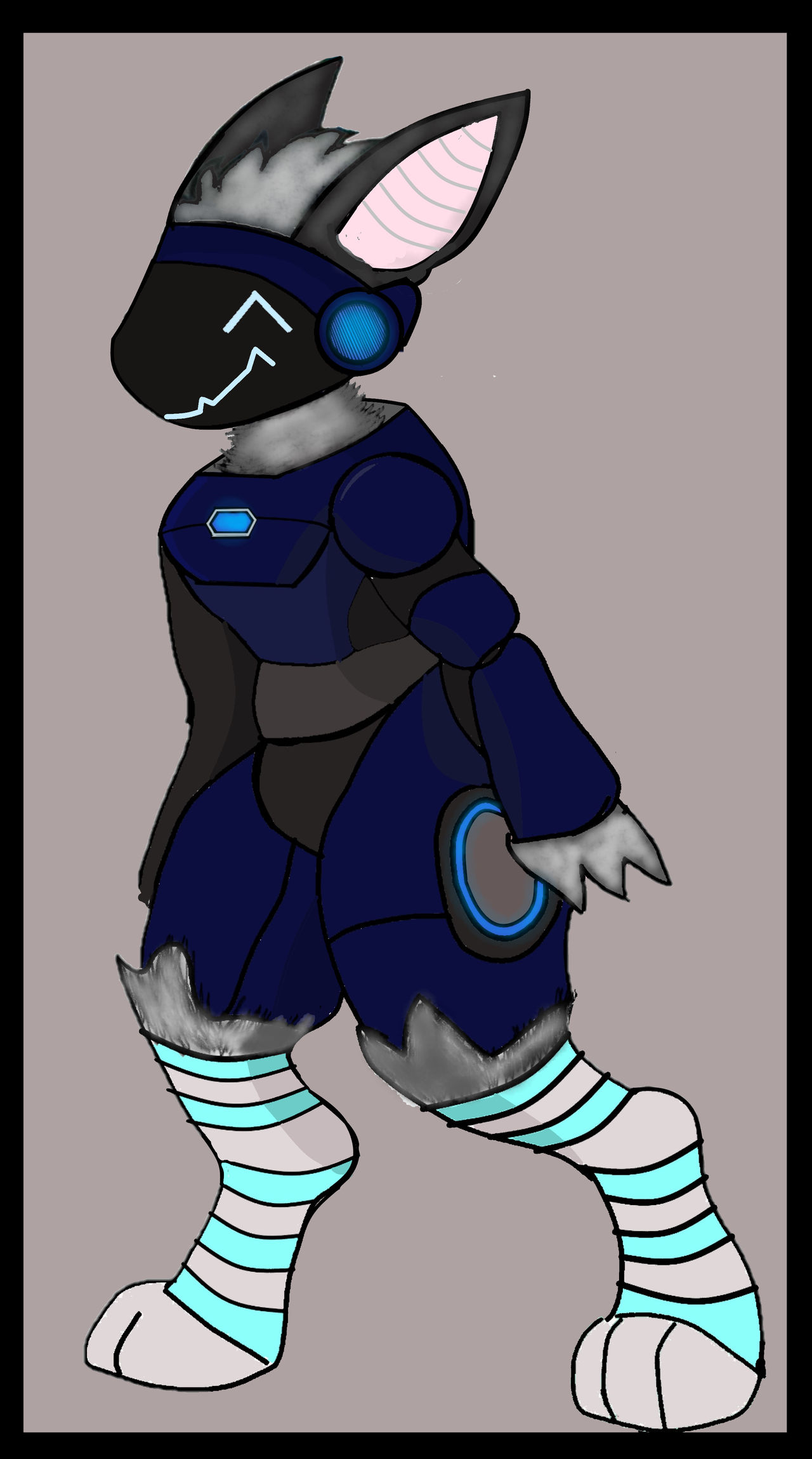 Protogen Fursona by AcolyteNova7 on DeviantArt