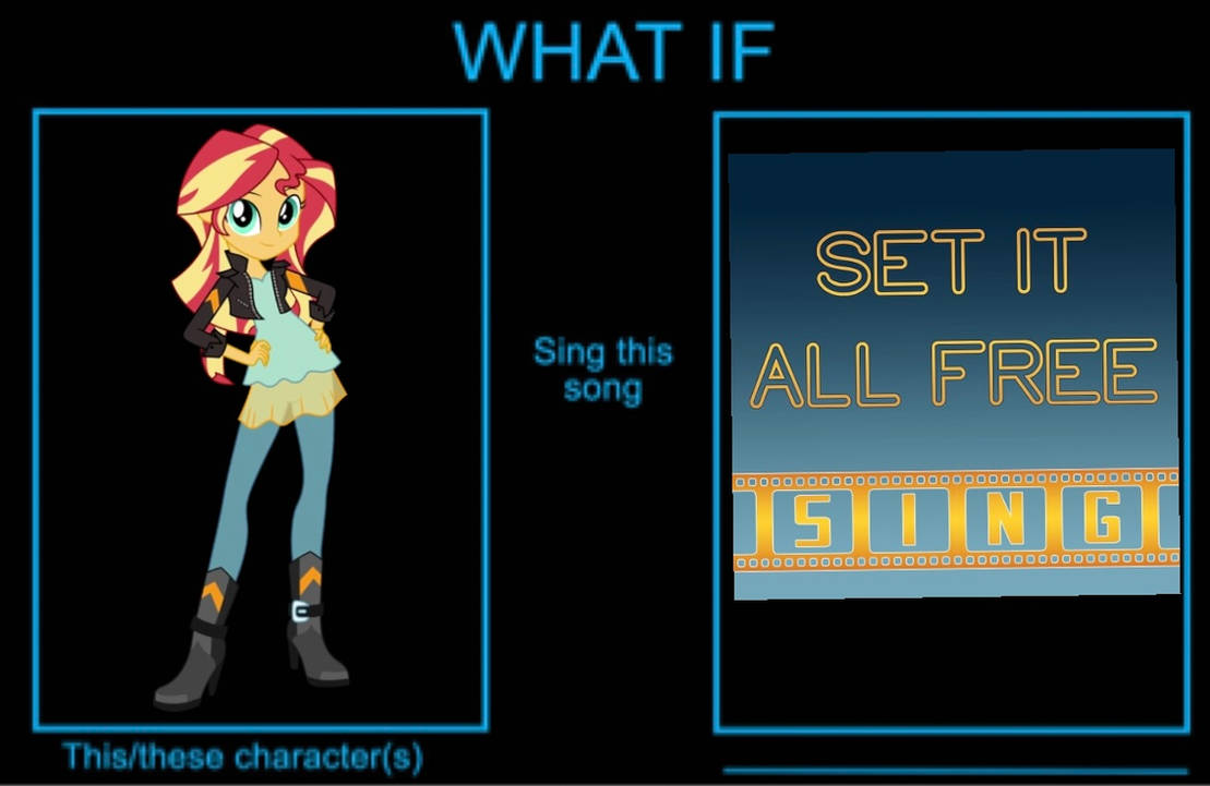 Sunset Shimmer Sing Set It All Free By Zerneygreenengine28 On DeviantArt Sunset shimmer sing set it all free by zerneygreenengine28 on deviantart