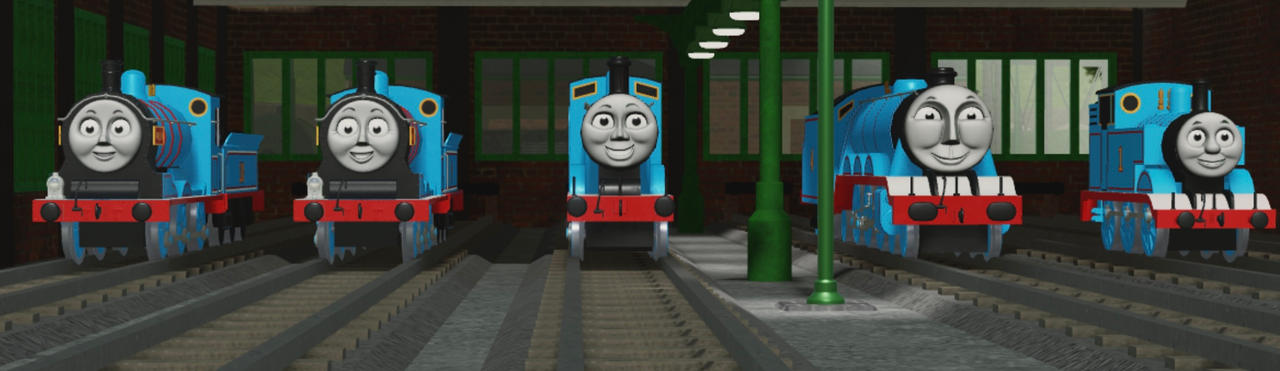 TTTE: five famous NWR blue engines by Zerneygreenengine28 on DeviantArt