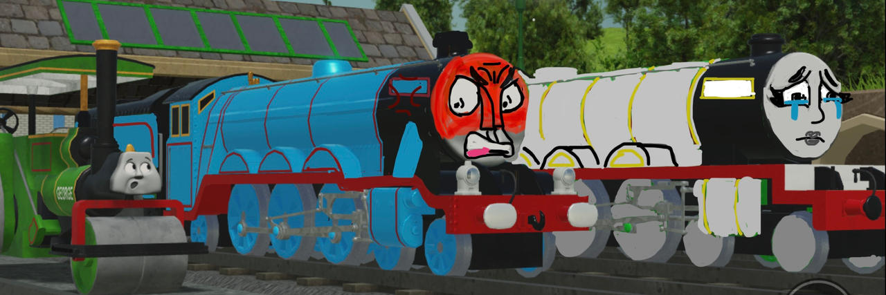 TTTE: Gordon standing up for Lisa by Zerneygreenengine28 on DeviantArt