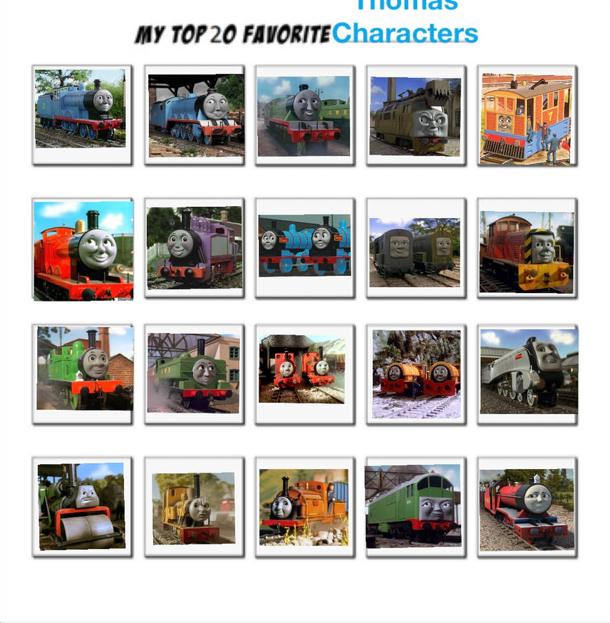 My top 20 favorite, Thomas/ RWS characters by Zerneygreenengine28 on ...