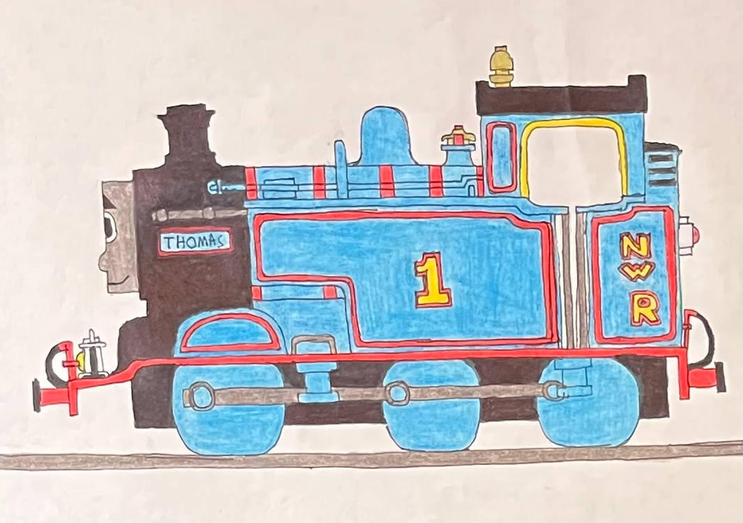 Less Detailed Thomas Thomas in his old shape by Zerneygreenengine28 on DeviantArt