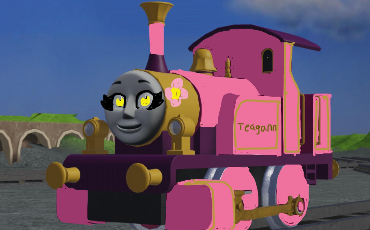 Pink Engine Drawing Teaganm the pink engine by Zerneygreenengine28 on DeviantArt