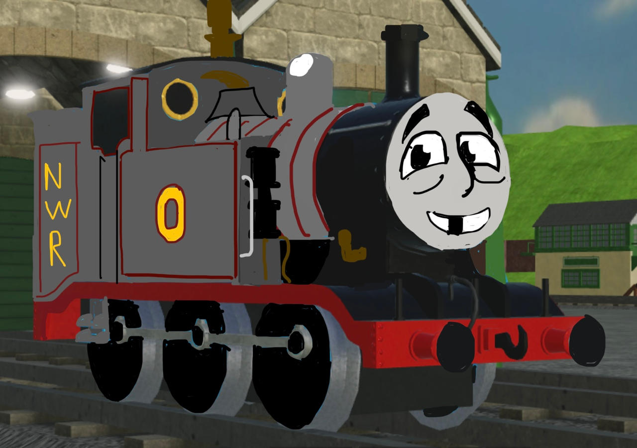 Timothy the silver engine rebuilt by Zerneygreenengine28 on DeviantArt
