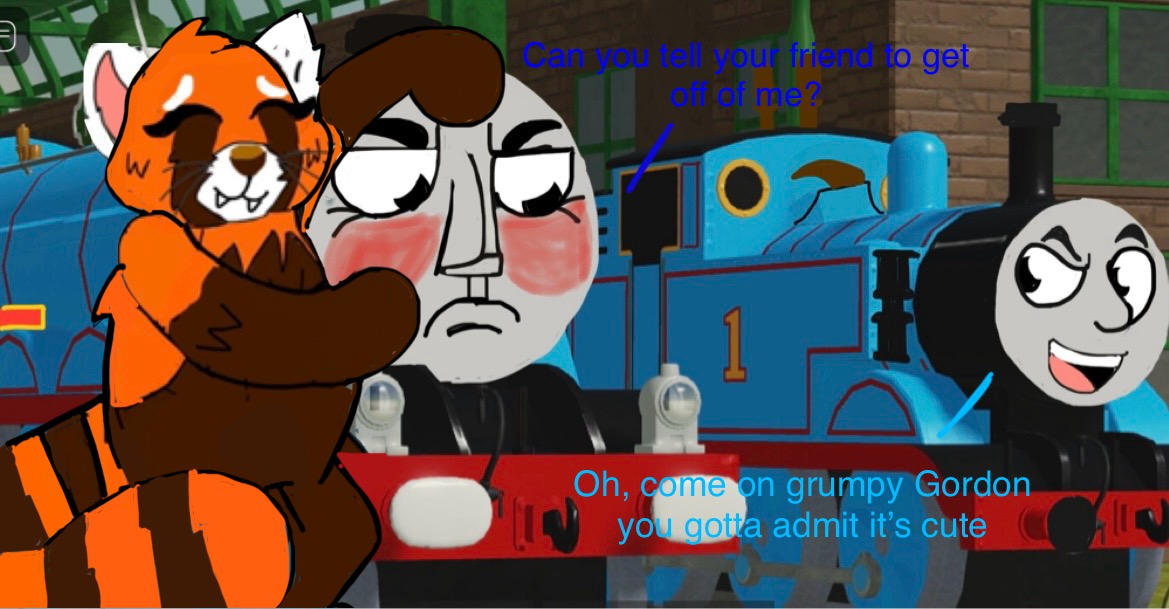 TTTExTR:Hugs for grumpy Gordon by Zerneygreenengine28 on DeviantArt
