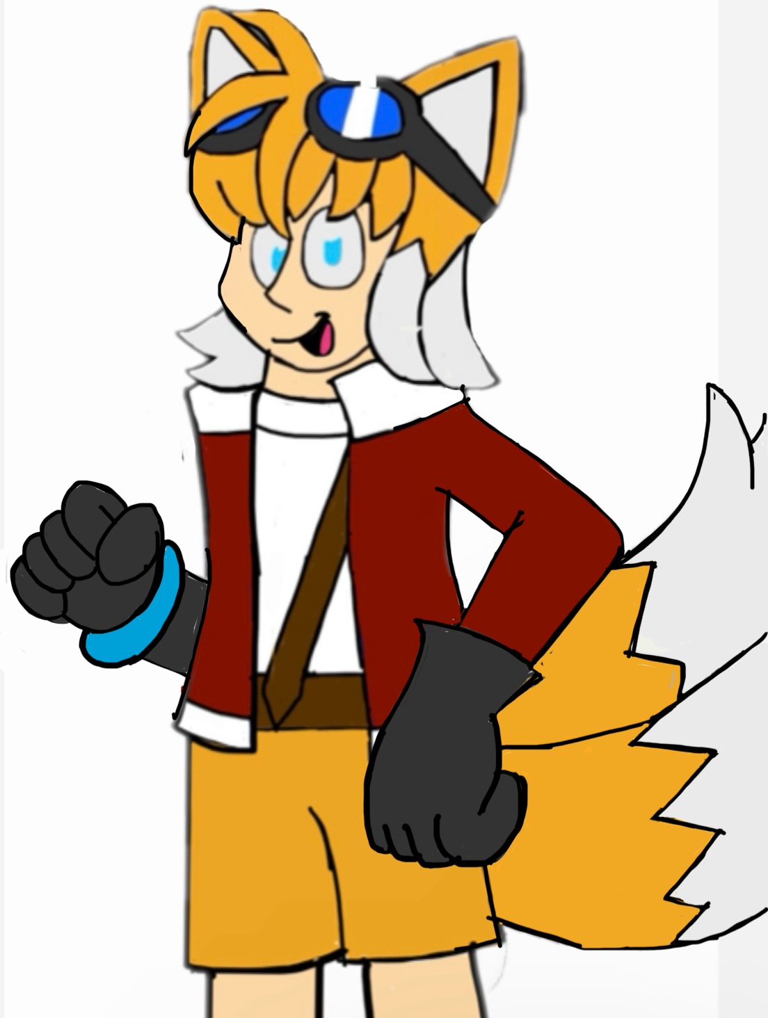 Human Miles Tails Prower by Zerneygreenengine28 on DeviantArt