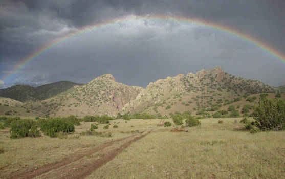 Rainbow Over Monticello Canyon