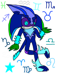 Sonic - Spaficet The Zodiac Darkling (My OC)