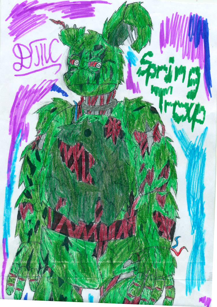 Spring Trap Dank Springtrap (DankakaTheCat's Style) by DankakaTheCat on DeviantArt