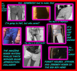 ROGER WATERS PANTS BULGE APPRECIATION COLLAGE!