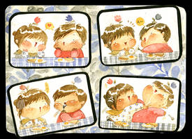 Chibi comic strip