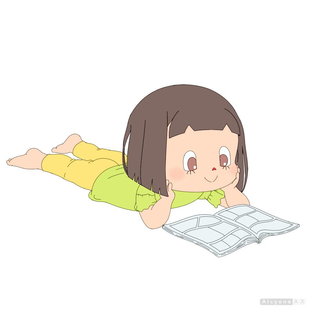 Reading (Animated Ver.) by AlcyoneAX on DeviantArt