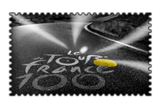 |Stamp|Tour de France|100|