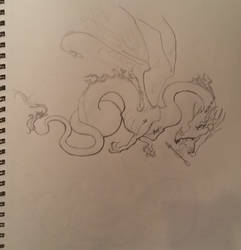 Dragon Sketch for a tattoo