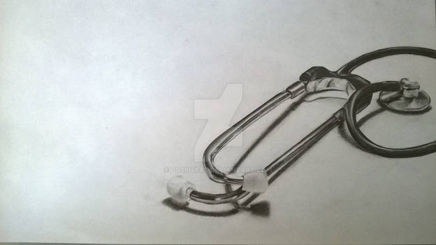 Stethoscope drawing