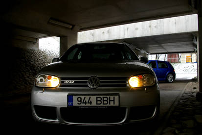 Vw Golf IV R32 3D grey