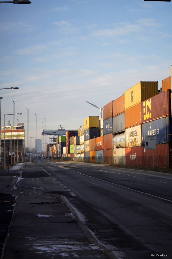 Container terminal by ShadowPhotography on DeviantArt