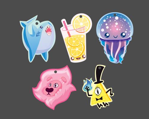 Acrylic Charm Mockups