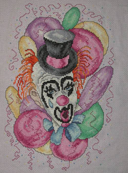 Cross Stitch Clown