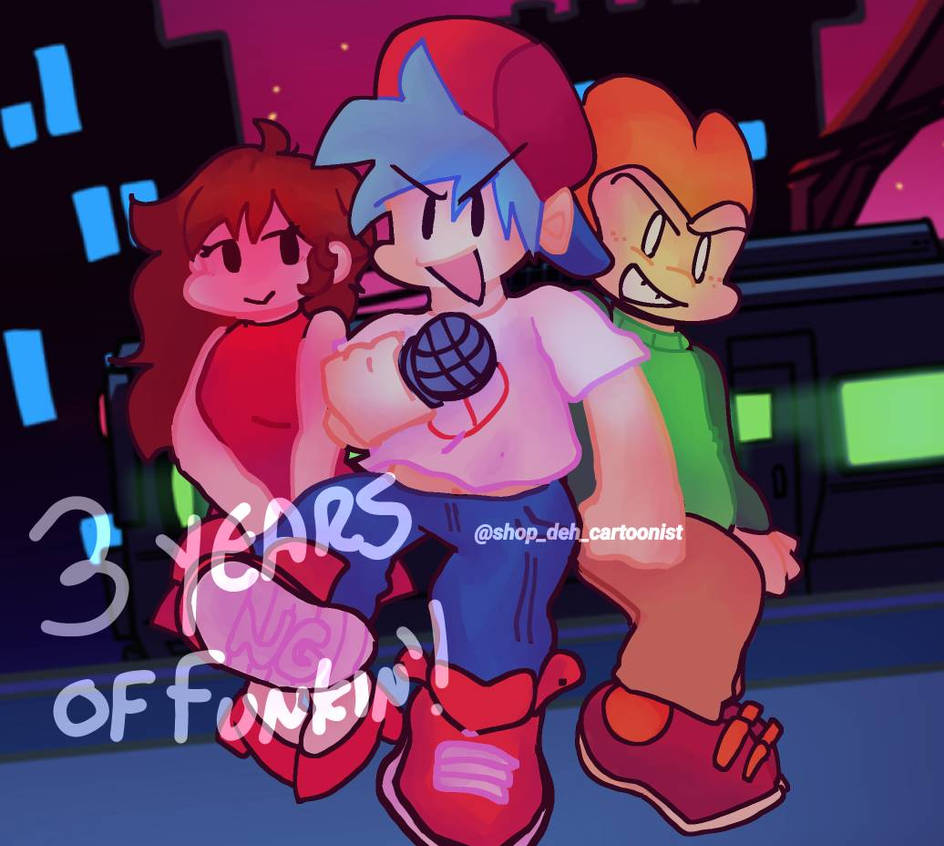 Fnf 3 the thing I did for the fnf 3rd anniversary by shopdehcartooonist on ...