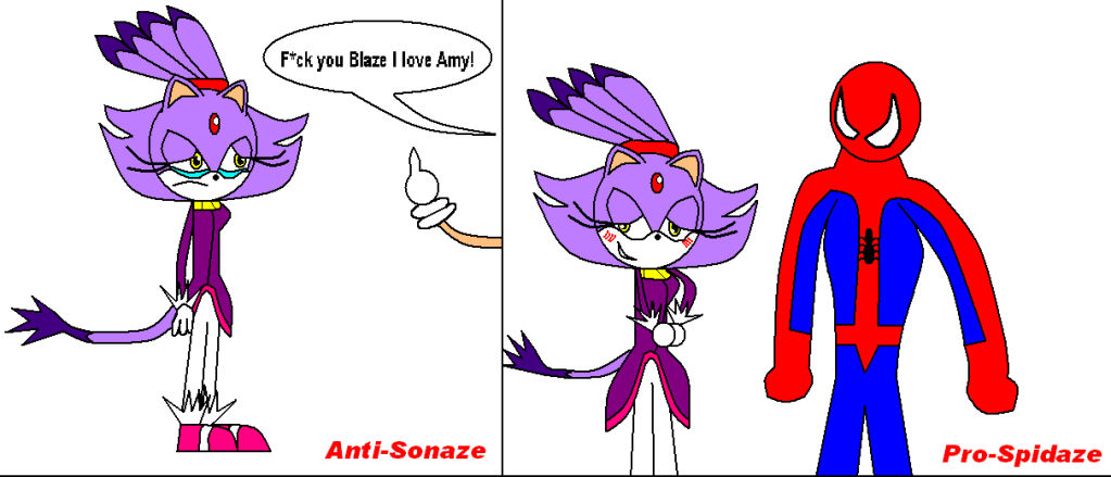 Spidaze Anti-Sonaze Pro-Spidaze by sc1614Returns on DeviantArt