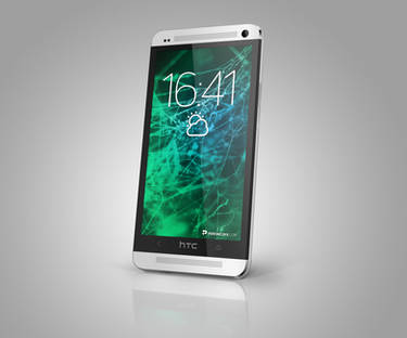 HTC One 2013 PSD mockup