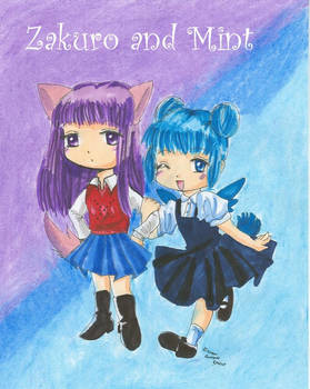 Chibi Mint and Zakuro