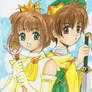 Sakura and Syaoran