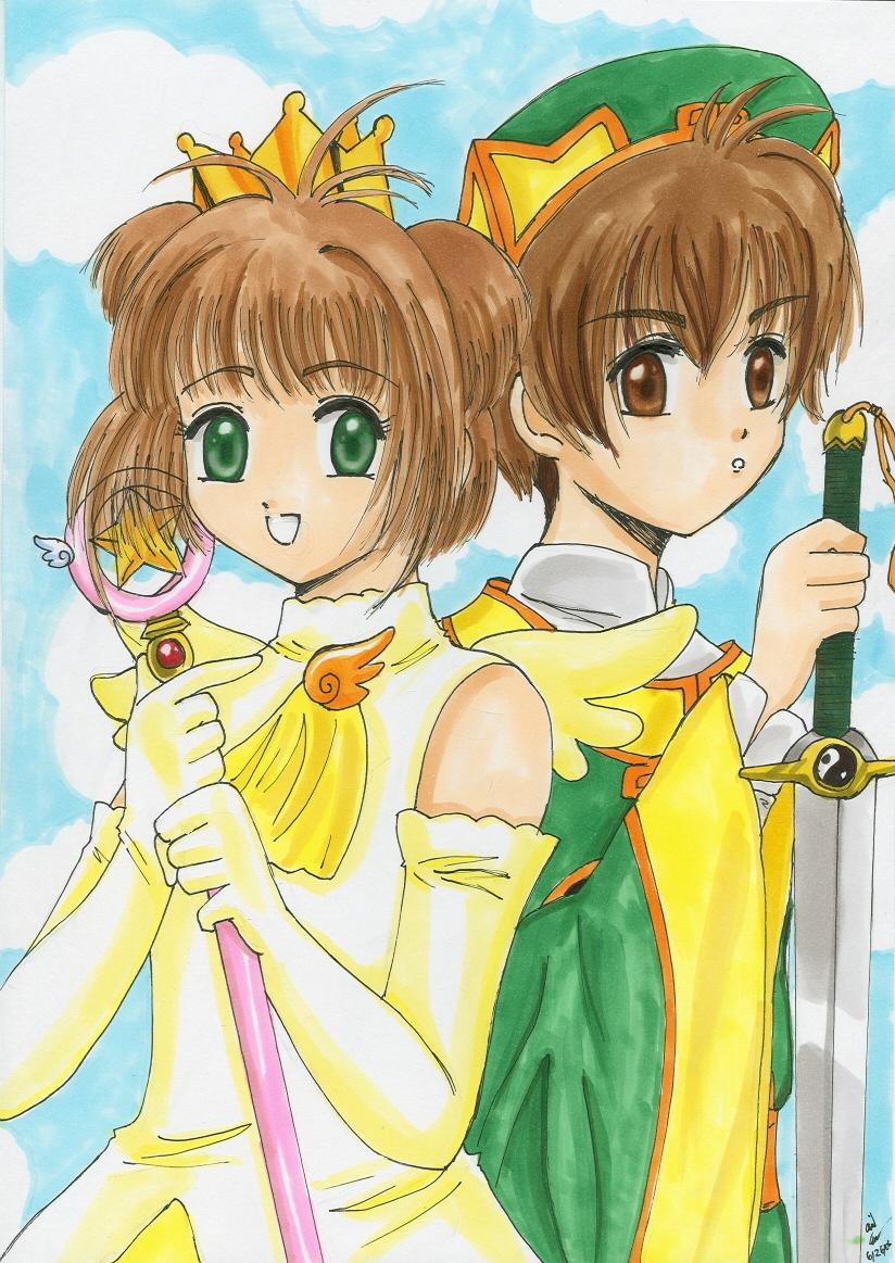 Sakura and Syaoran