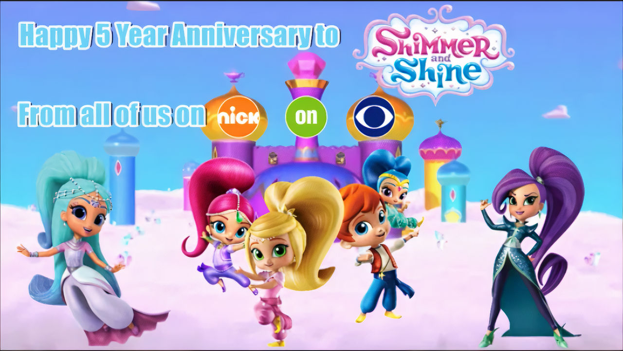 Shimmer and Shine 5 Year Anniversary Nick on CBS by Brandon3031 on ...