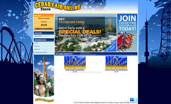 Cedar Fair Online Shop