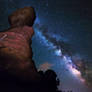 Milky Way Rising over Balanced Rock