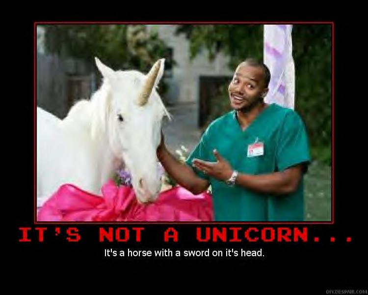 Scrubs Unicorn Motivator