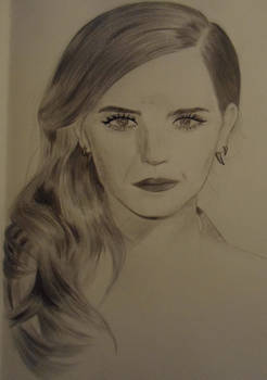 Portrait drawing of Emma Watson