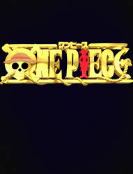 One Piece logo (3D) Gold