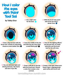 Eye color tutorial