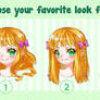 Choose the best look - Mimi