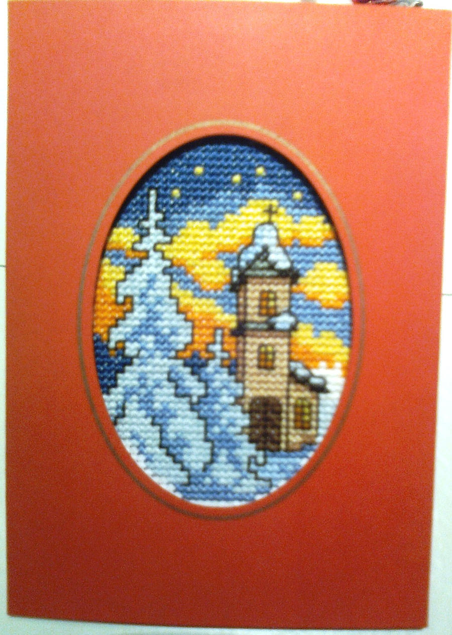 Christmas Card Embroidery