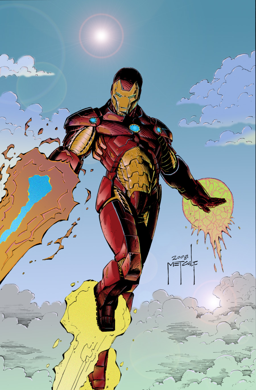 Iron_Man___Fire_Away_by_JMan by ColoristChris on DeviantArt