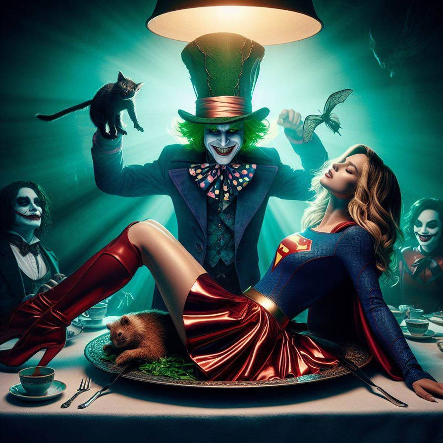Supergirl Guest of Honour Tea Party by popooobb on DeviantArt