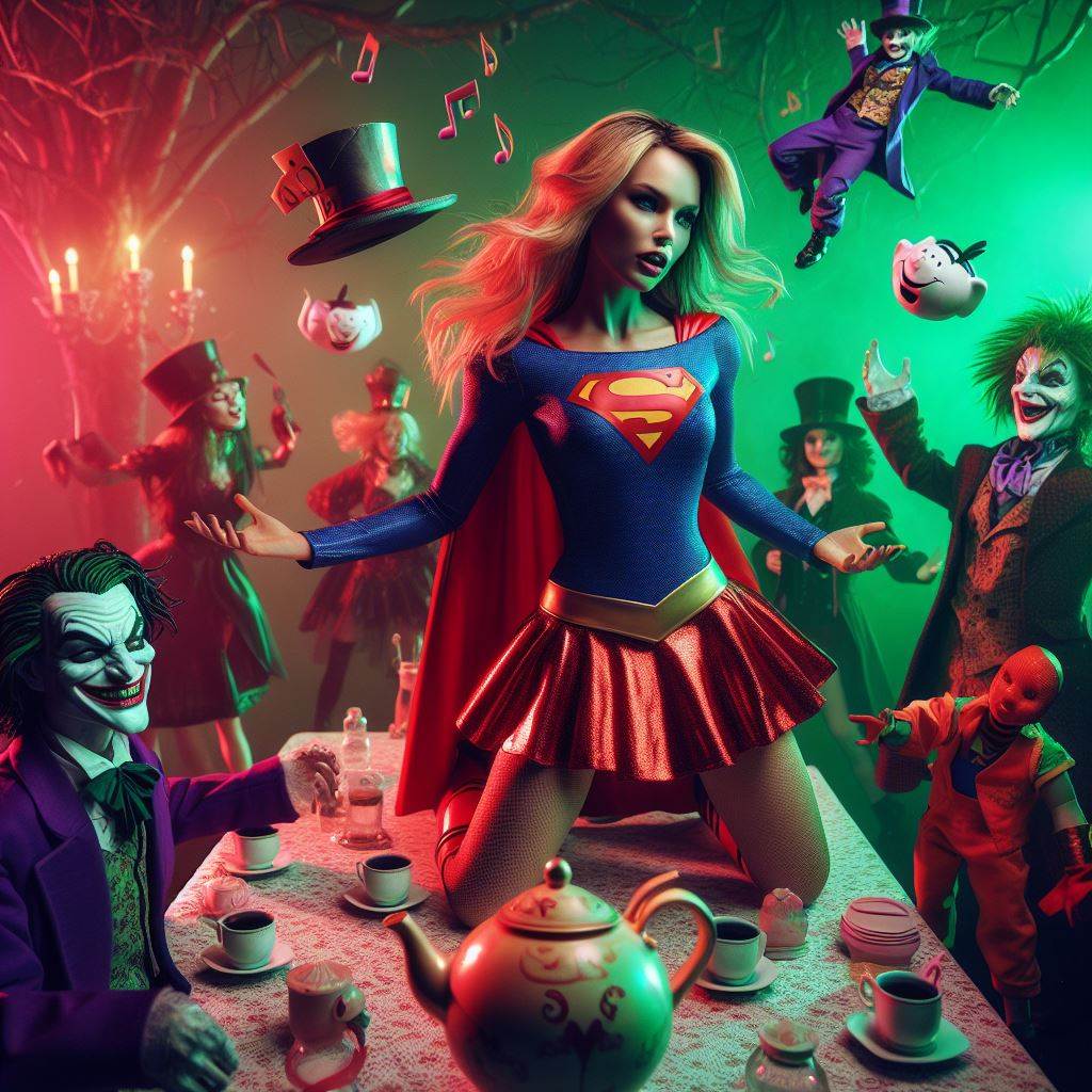 Supergirl Guest of Honour Tea Party by popooobb on DeviantArt