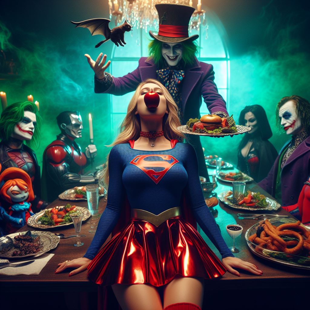 Supergirl Guest of Honour Tea Party by popooobb on DeviantArt