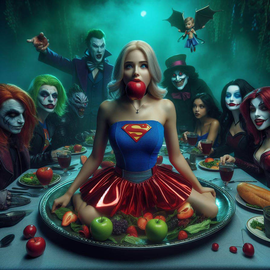 Supergirl Guest of Honour Tea Party by popooobb on DeviantArt