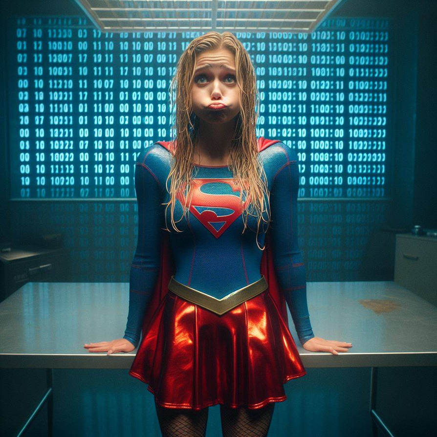 Red:girl Matrix Supergirl Adventures into the Matrix by popooobb on DeviantArt