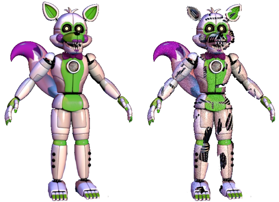 Tangle Fw Funtime Tangle (Normal and Withered) by lite-blu on DeviantArt