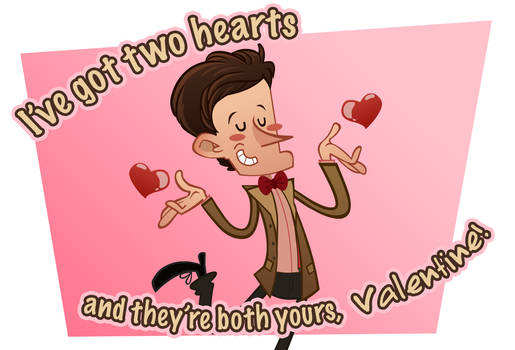 Valentine Card 2011 - 11th Doctor