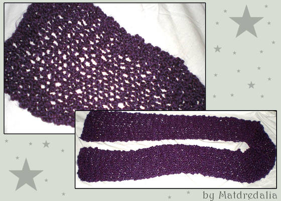 Grapey Garter Scarf