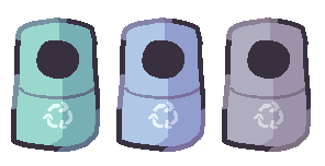[F2U] trash bins